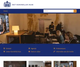 Koninklijkhuis.nl(Het Koninklijk Huis) Screenshot