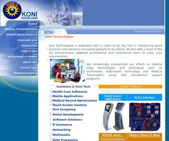 Konisgroup.com(Mobile Technology) Screenshot