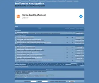 Konjugation.de(Treffpunkt Konjugation) Screenshot