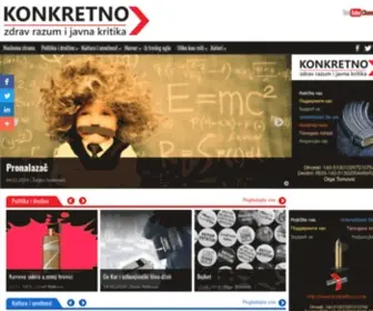 Konkretno.co.rs(Autorski tekstovi) Screenshot