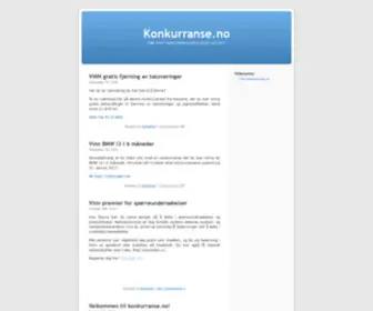 Konkurranse.no(Spørreundersøkelser) Screenshot