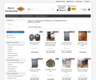 Konkurse-Zerbst.de(Restposten und Sonderposten billiger kaufen/ Industrie) Screenshot