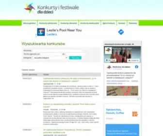 Konkursydladzieci.eu(Konkursy) Screenshot