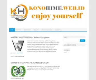 Konohime.web.id(Enjoy yourself) Screenshot