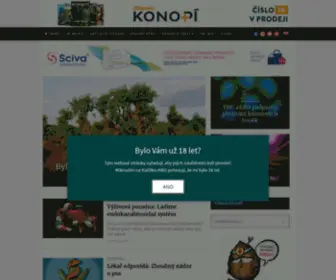 Konomag.cz(Magazín Konopí) Screenshot