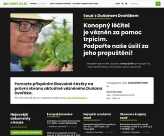 Konopijelek.cz(Konopí je lék) Screenshot