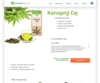 Konopny-Caj.cz(CBD a konopné potraviny) Screenshot