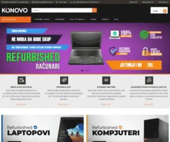 Konovo.rs(Prodaja laptopova najvećih svetskih proizvođača po akcijskim cenama) Screenshot