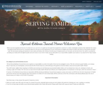 Konrad-Behlman.com(Konrad-Behlman Funeral Homes) Screenshot