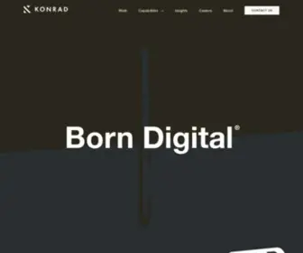 Konrad.com(Digital Agency) Screenshot