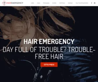 Konradklos.com(HAIR EMERGENCY) Screenshot