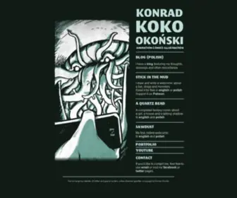 Konradokonski.com(Konrad Koko Okoński) Screenshot