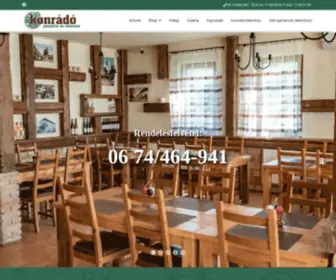 Konradopizzeria.hu(Konrádó Pizzéria és Étterem) Screenshot