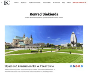Konradsiekierda.pl(Konrad Siekierda) Screenshot