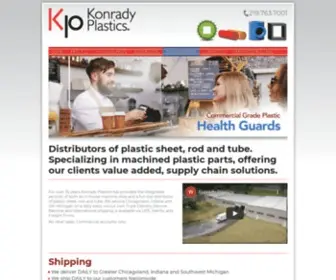 Konradyplastics.com(Konrady Plastics) Screenshot