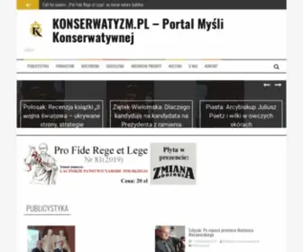 Konserwatyzm.pl(Portal Myśli Konserwatywnej) Screenshot