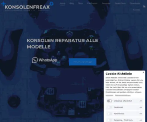 Konsolenfreax.de(Konsolen Reparatur) Screenshot