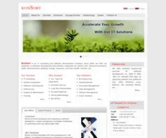 Konsort.com(Home) Screenshot