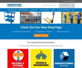 Konstant.com(Complete Storage System Solutions) Screenshot