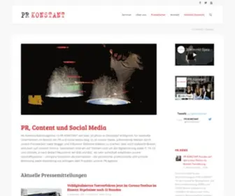 Konstant.de(PR Agentur Düsseldorf) Screenshot