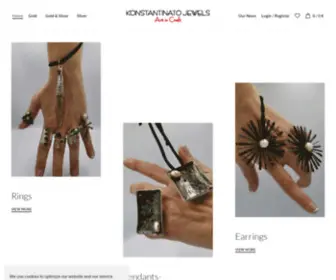 Konstantinato.com(Unique handcrafted jewels by Konstantinato) Screenshot