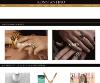 Konstantino.com(Konstantino Jewelry) Screenshot