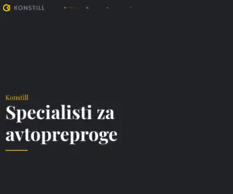 Konstill.si(KONSTILL d.o.o. Logatec) Screenshot