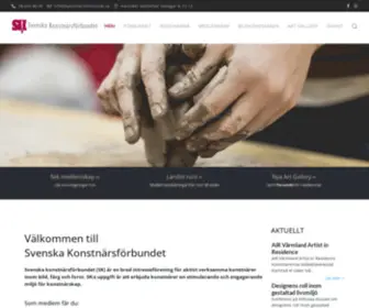 Konstnarsforbundet.se Screenshot