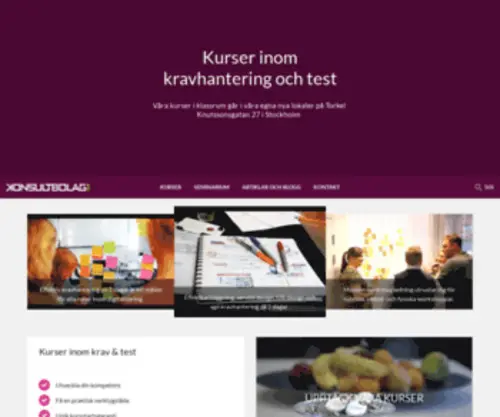 Konsultbolag1.se(Vi är specialiserade på kvalitetssäkring av IT) Screenshot