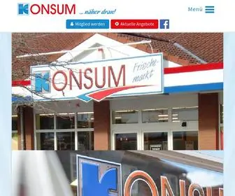 Konsum-Hagenow.de(Konsum) Screenshot