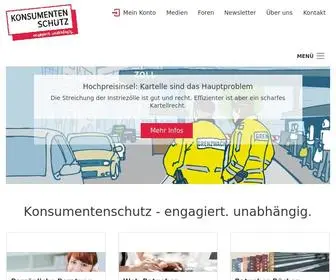 Konsumentenschutz.ch(Stiftung für Konsumentenschutz) Screenshot