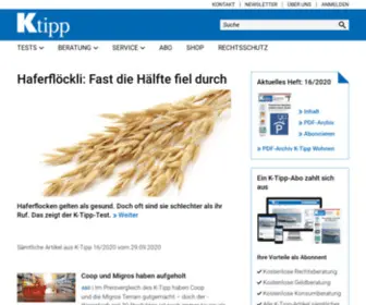 Konsuminfo.ch(K-Tip) Screenshot