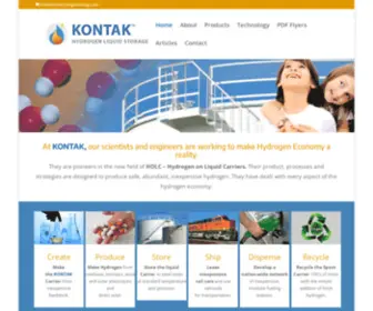 Kontakhydrogenstorage.com(Kontak Hyrdogen Liquid Storage) Screenshot