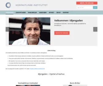 Kontaktlinseinstituttet.dk(Kontaktlinseinstituttet) Screenshot