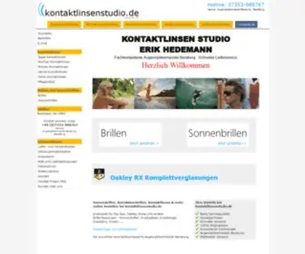 Kontaktlinsenstudio.de(Online Versand) Screenshot