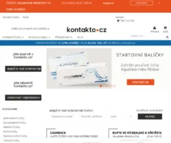 Kontakto.cz(Levné kontaktní čočky a brýle) Screenshot