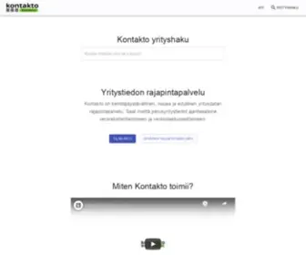 Kontakto.fi(Yrityshaku ja yritystietorajapinta) Screenshot