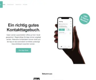 Kontakttagebu.ch(Dein) Screenshot