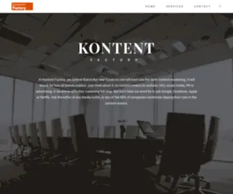 Kontentfactory.in(Inspired Digital Content) Screenshot