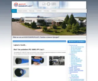 Kontihidroplast-AL.com(KontiHidroplast-Al - Tuba) Screenshot