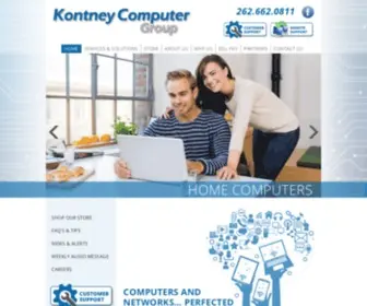 Kontney.com(Kontney Computer Group) Screenshot
