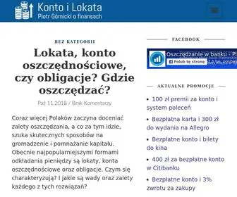 Konto-Lokata.pl(Oszczędzanie w banku) Screenshot