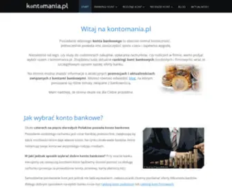 Kontomania.pl(Rankingi kont bankowych) Screenshot