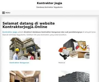 Kontraktorjogja.online(Kontraktor Jogja) Screenshot