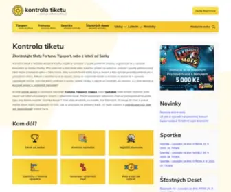 Kontrola-Tiketu.cz(Kontrola tiketu) Screenshot