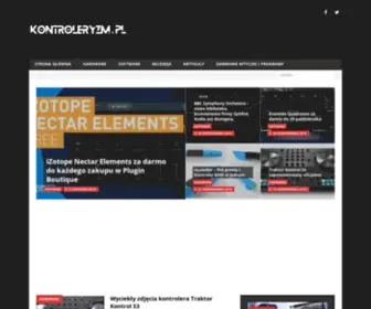 Kontroleryzm.pl(Wszystko o kontrolerach MIDI i oprogramowaniu muzycznym) Screenshot