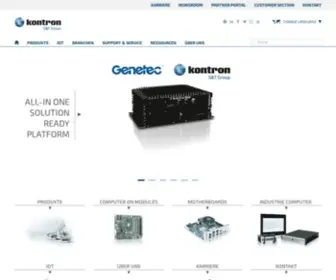 Kontron.de(Embedded Computers) Screenshot