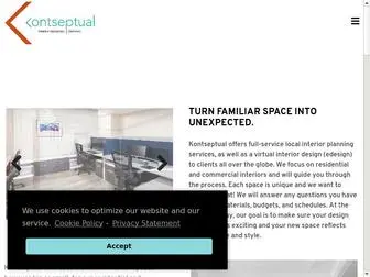 Kontseptual.com(Home Page » Kontseptual) Screenshot