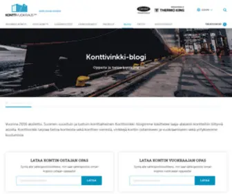 Konttivinkki.fi(Tietoa konteista) Screenshot