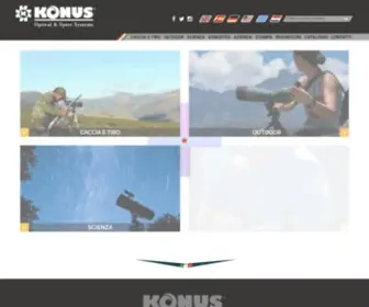 Konus.com(Attrezzature per la caccia per lo sport e per la scienza) Screenshot